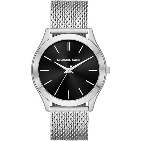 michael kors men's slim runway stainless steel quartz watch red|Michael Kors mk3221.